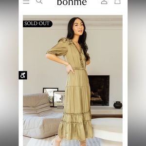 Olive midi dress NWT